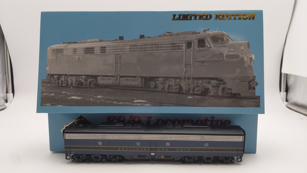 Proto 2000 30796 HO Scale Baltimore & Ohio E8/9 Locomotive #53 EX/Box
