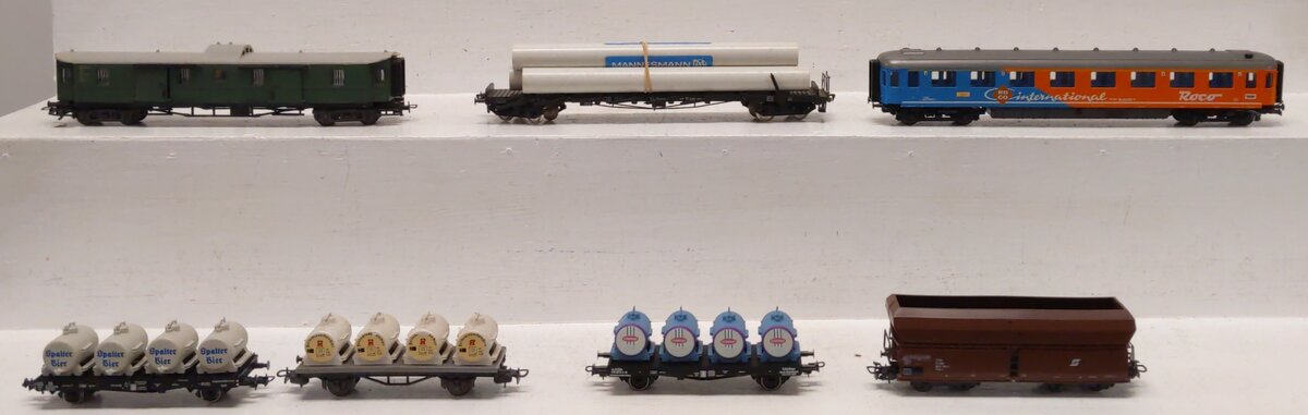 Liliput & Roco HO Scale Assorted Freight Cars [7] EX