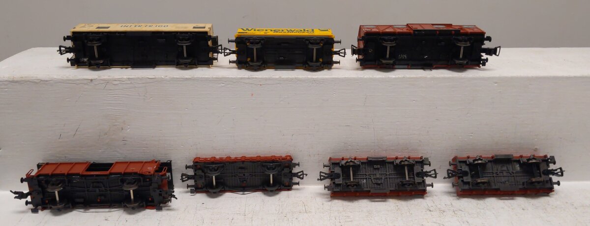 Fleischmann HO Scale Assorted Freight Cars [7] EX