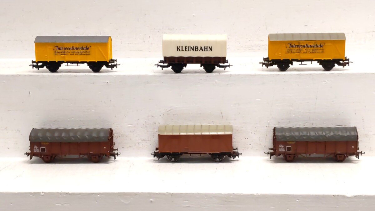Kleinbahn HO Scale Assorted Austrian Freight Wagons [6] VG
