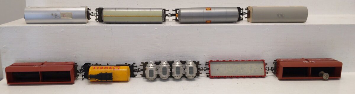Fleischmann HO Scale Assorted Freight Cars [9] EX