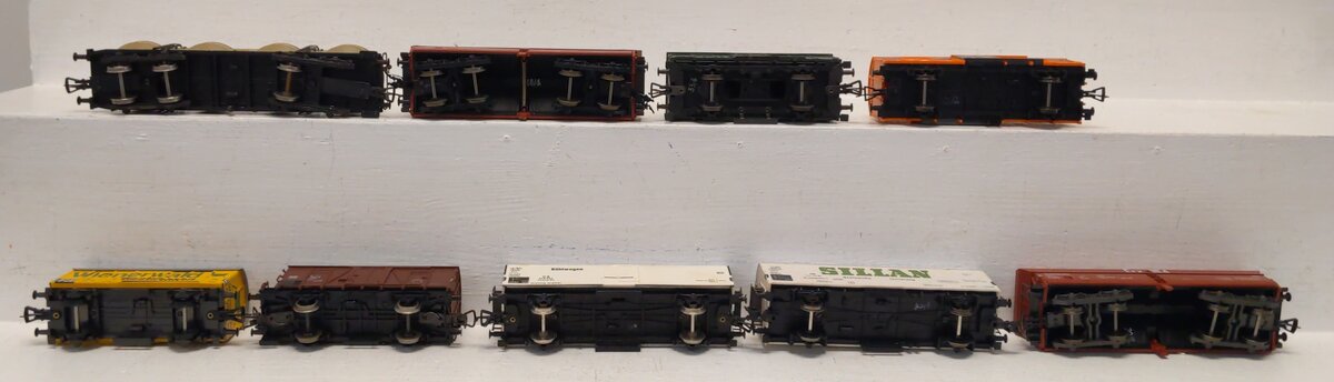 Fleischmann HO Scale Assorted Freight Cars [9] EX