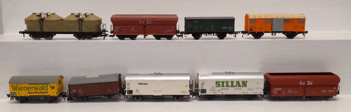 Fleischmann HO Scale Assorted Freight Cars [9] EX