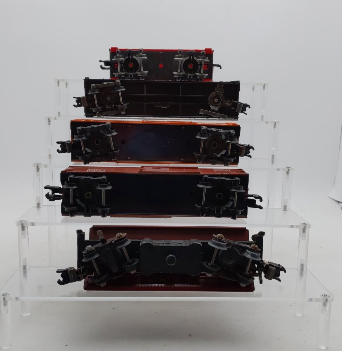 American Flyer Vintage S Cars # 804, 24403, Repainted Boxcar, 719 & 24636 [5]