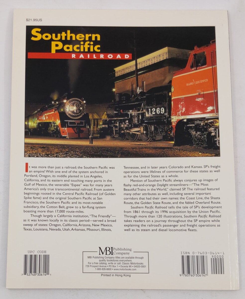 Southern Pacific Railroad Paperback Book By Brian Solomon EX