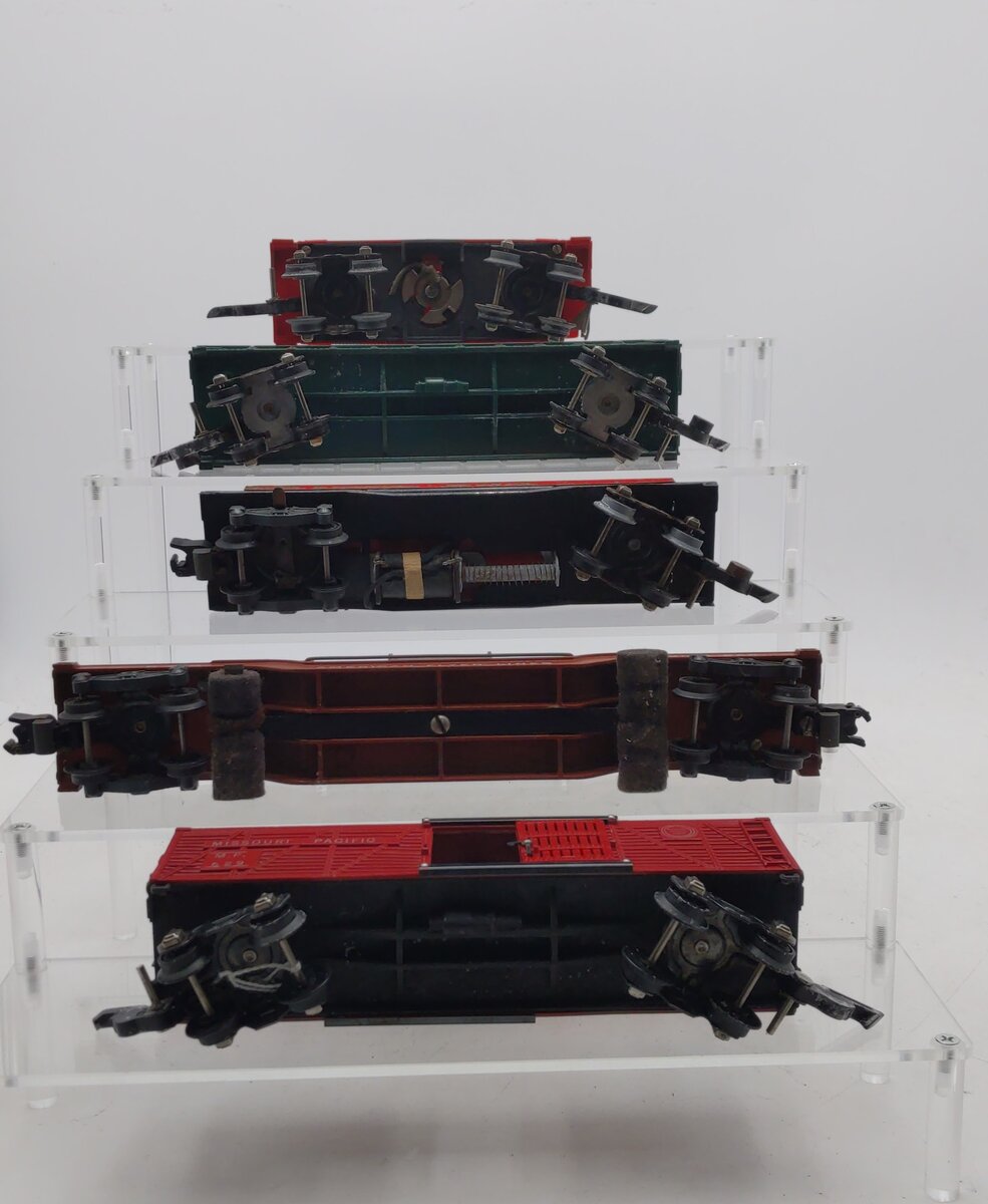 American Flyer Vintage S Postwar Freight Cars # 915, 631, 948, 629 & 630 [5] EX