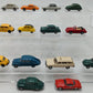 Wiking 1:89 HO Scale Assorted Plastic/Die-Cast Cars [14] EX