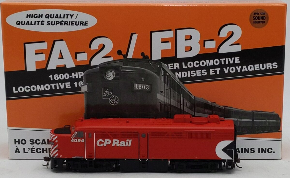 Rapido Trains 21564 HO CP Rail MILW FPA-2 Diesel Locomotive #4094 w/ DCC & Sound