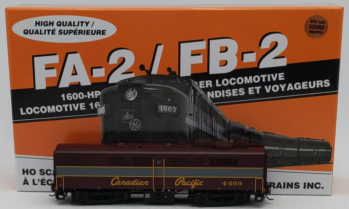 Rapido Trains 22511 HO Canadian Pacific MLW FB-2 Diesel Engine #4469 w/DCC/Sound LN/Box