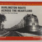 Burlington Route Across the Heartland Paperback Book By Jeff Wilson VG