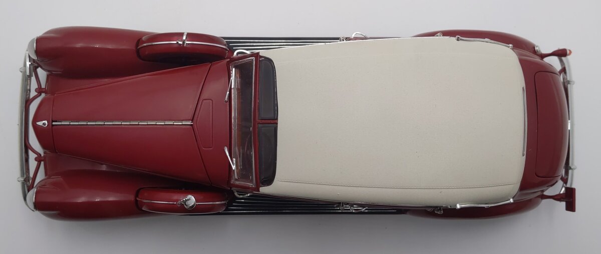 Signature Models 1937 Lincoln K Touring Cabriolet Burgundy Stately Model LN/Box