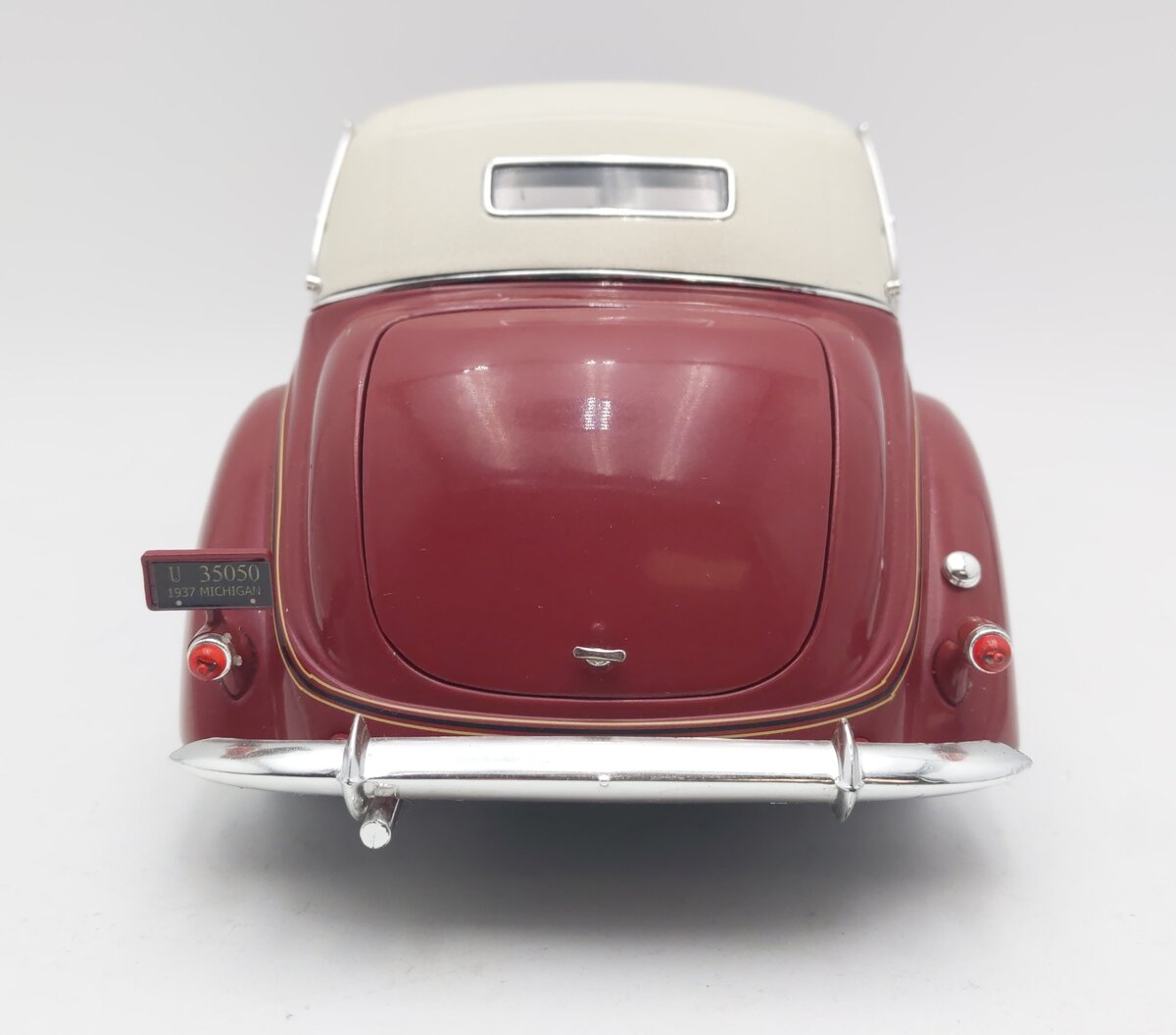 Signature Models 1937 Lincoln K Touring Cabriolet Burgundy Stately Model LN/Box