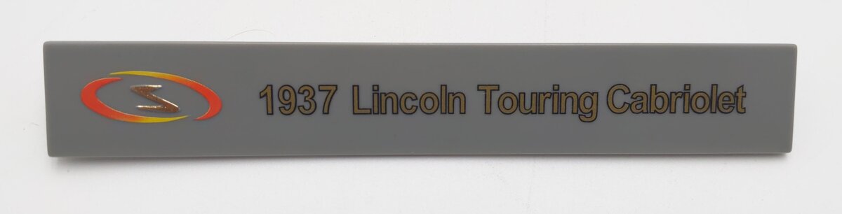 Signature Models 1937 Lincoln K Touring Cabriolet Burgundy Stately Model LN/Box