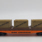 Mantua 727003 HO Scale Illlinois Central Gulf 40' Flatcar w/ Crates #99987 EX/Box