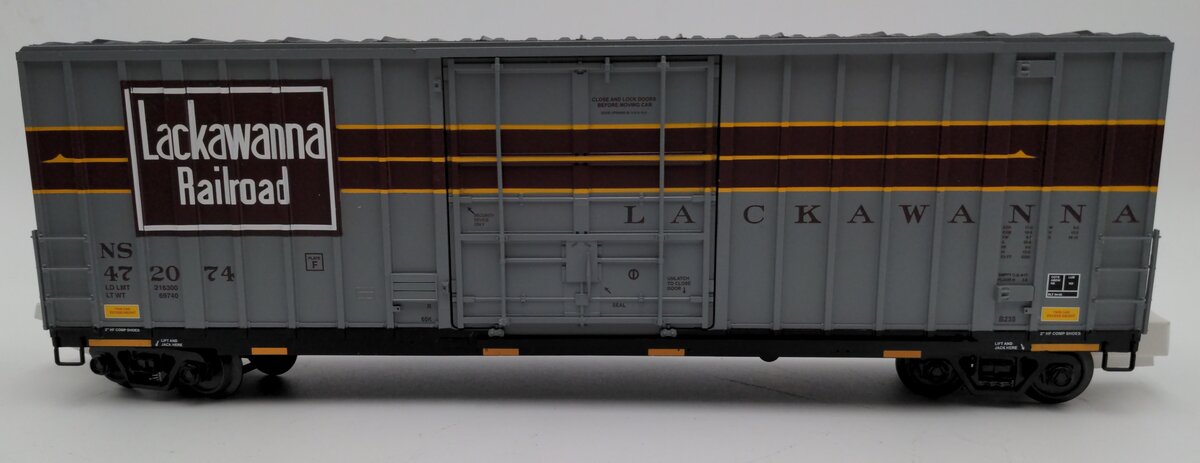 MTH 20-93579 O Lackawanna 50' Hi-Cube Boxcar #472074