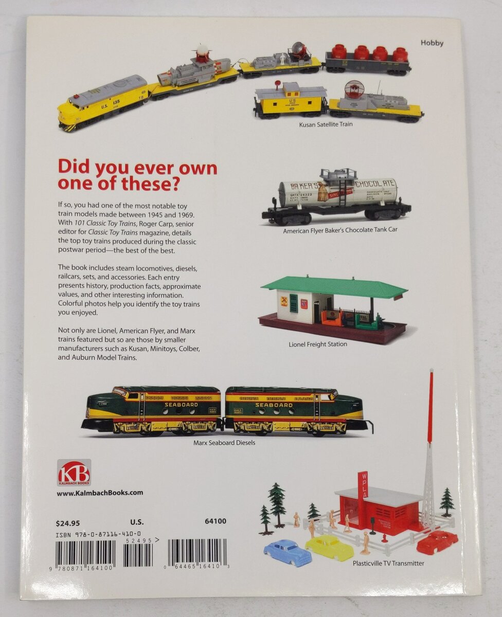 101 Classic Toy Trains Paperback Book By Roger Karp EX