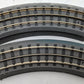 MTH 40-1002 O RealTrax 0-31 Curved Track w/Solid Rails [6] EX