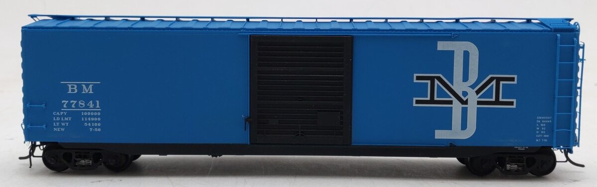 Kadee 6019 HO Scale Boston & Maine 50' PS-1 Boxcar #77841 EX/Box