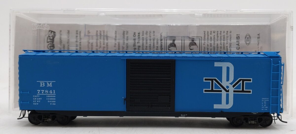 Kadee 6019 HO Scale Boston & Maine 50' PS-1 Boxcar #77841 EX/Box