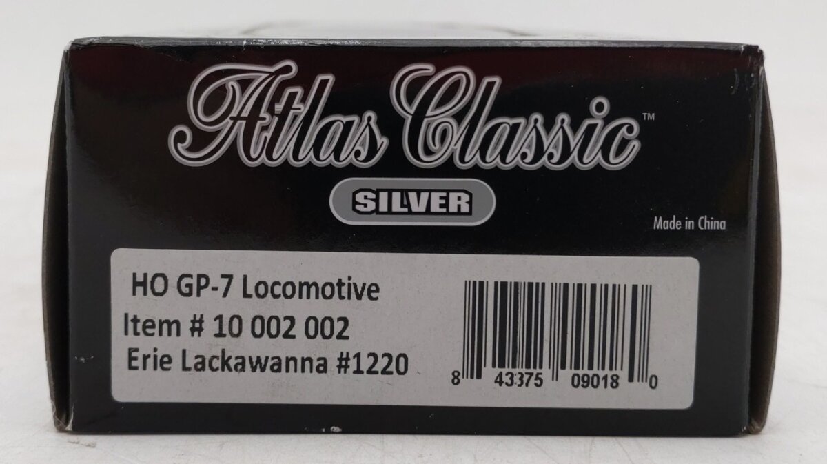 Atlas 10002002 HO Scale Erie Lackawanna EMD GP7 Diesel Engine #1220