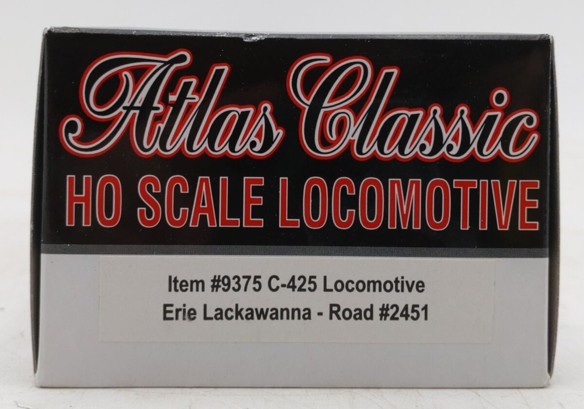 Atlas 9375 HO Scale Erie Lackawanna C-425 Locomotive #2451 LN/Box