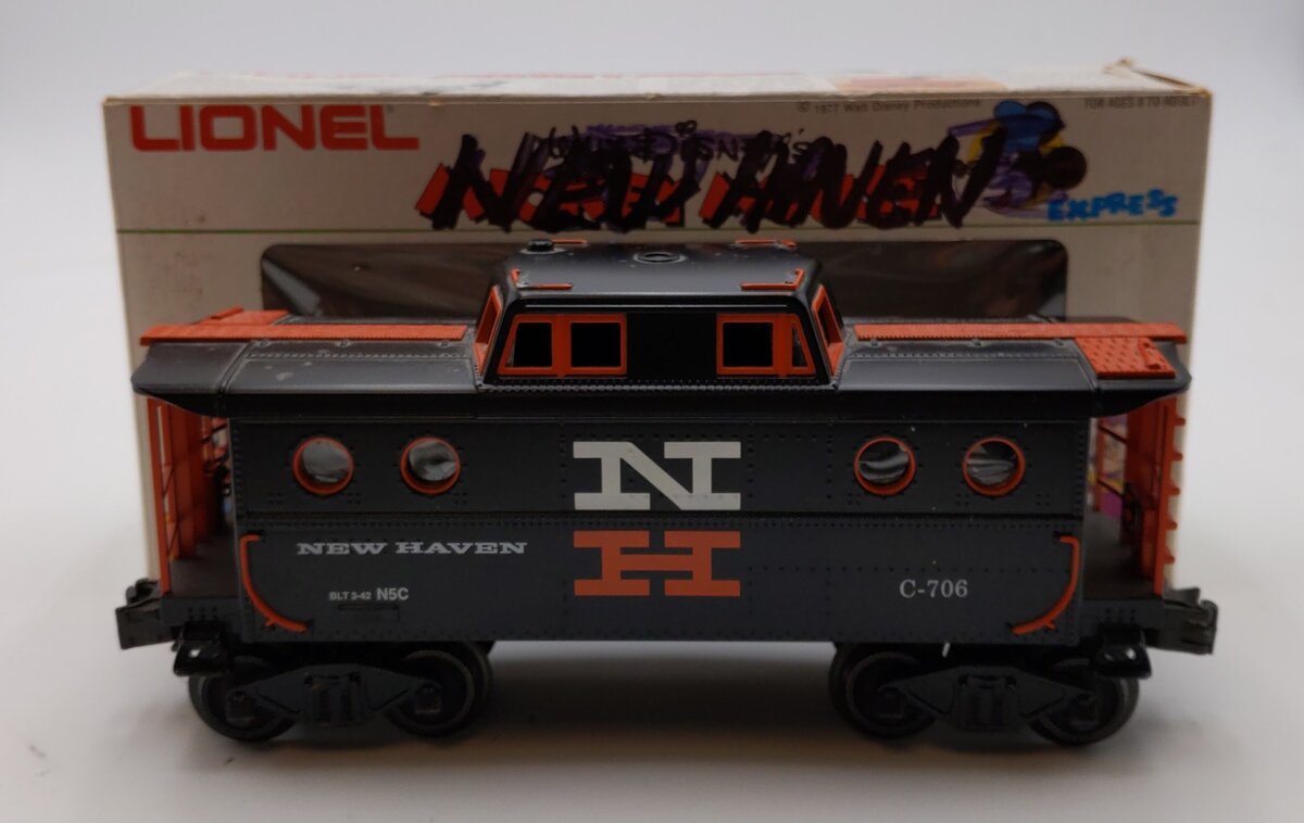 Williams CAB113 O Gauge New Haven Illuminated Caboose #C-706 EX/Box