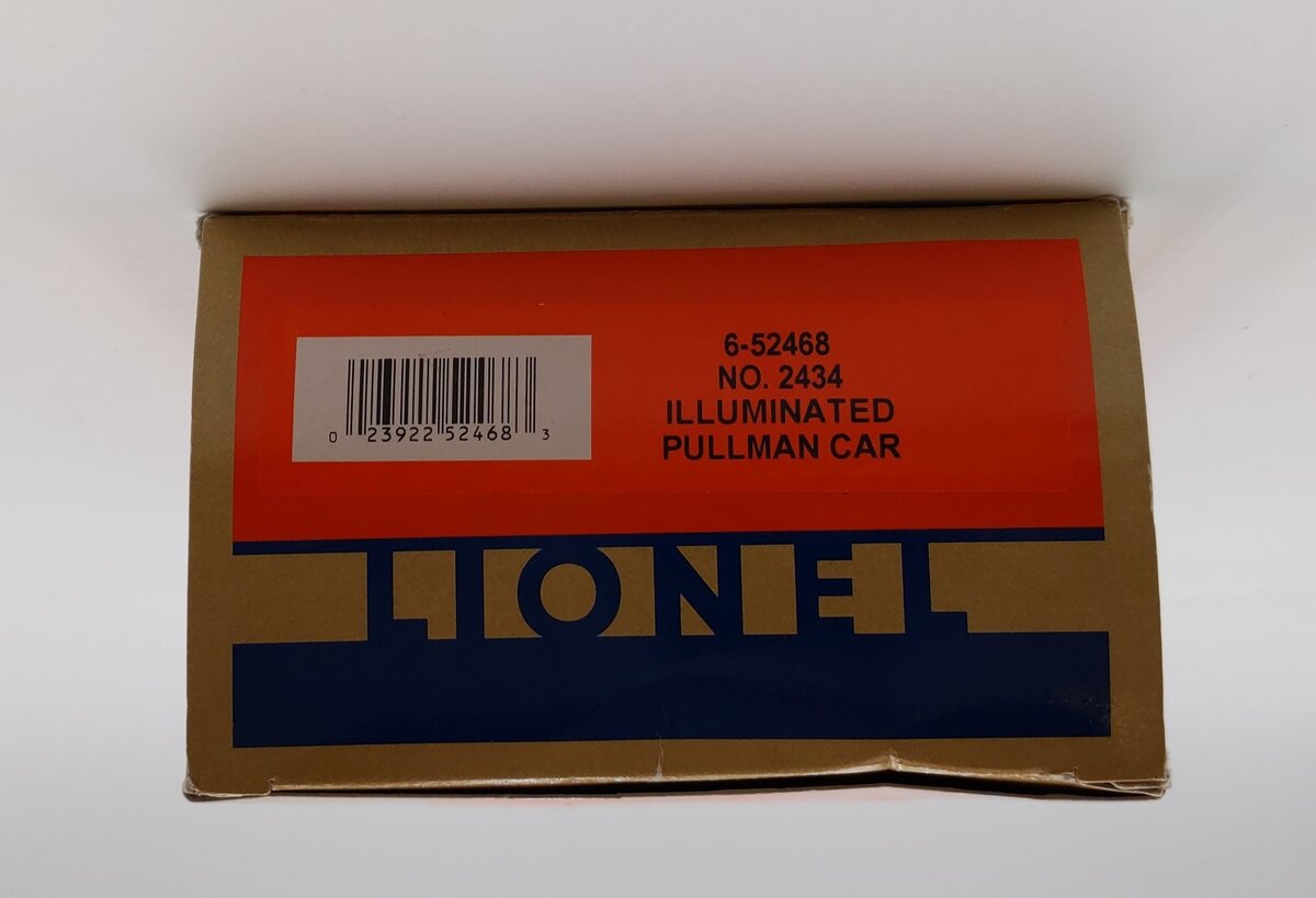 Lionel 6-52468 O gauge Lionel Lines Newark Illuminated Pullman Car No.2434 NIB