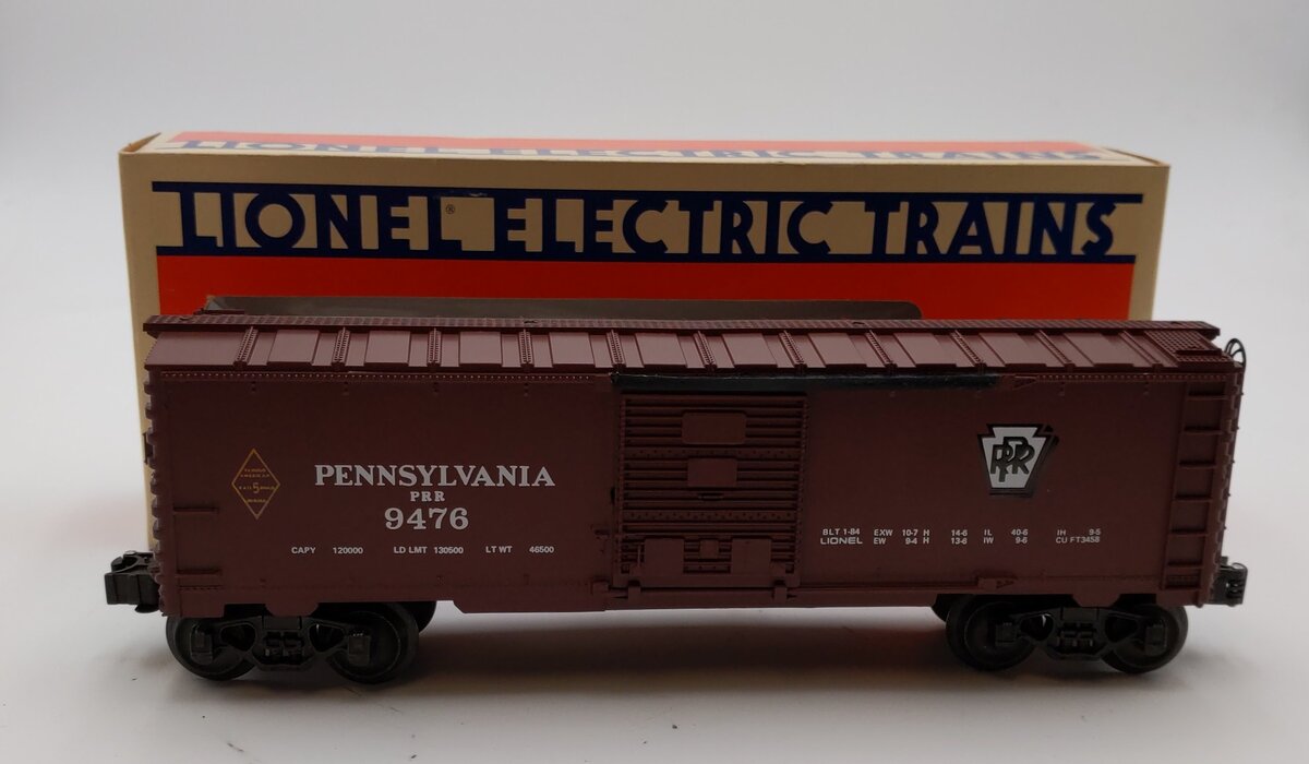 Lionel 6-9476 O Gauge Pennsylvania Railroad Single Door Boxcar #9476 NIB