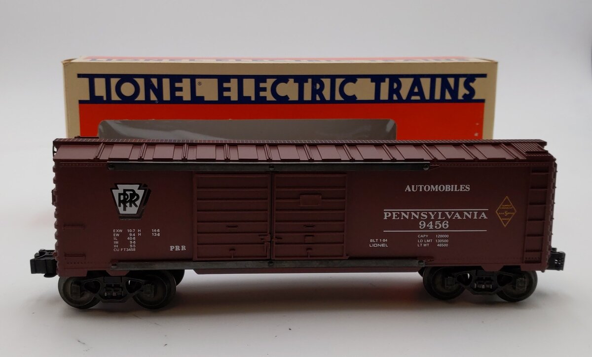 Lionel 6-9456 O Gauge Pennsylvania Railroad Double Door Boxcar #9456 NIB