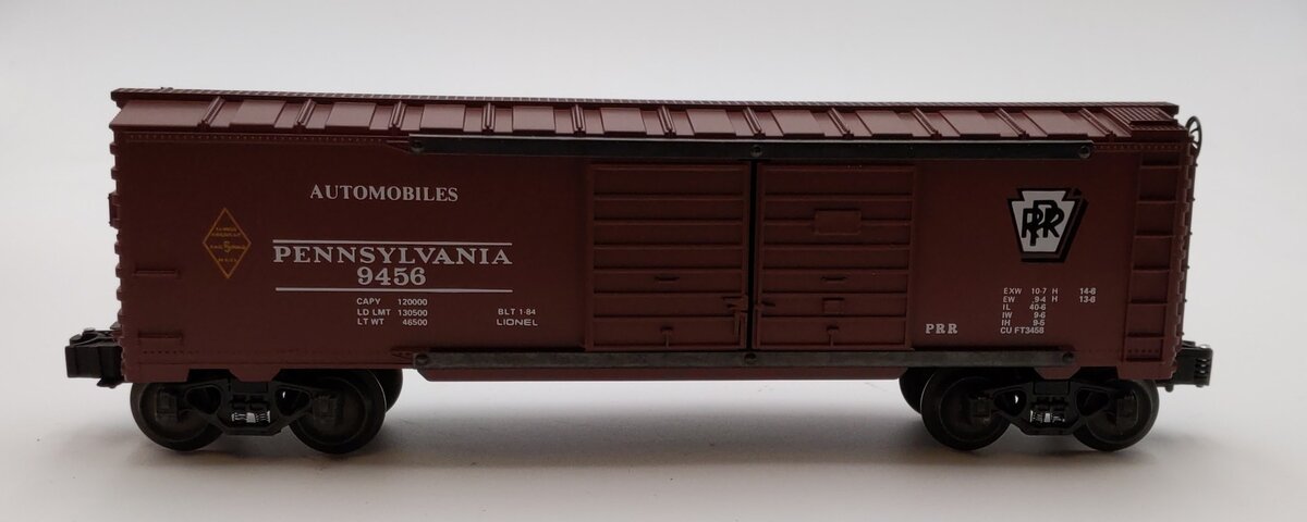 Lionel 6-9456 O Gauge Pennsylvania Railroad Double Door Boxcar #9456 NIB