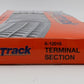 Lionel 6-12016 O 10" Terminal FasTrack Section Single Piece NIB