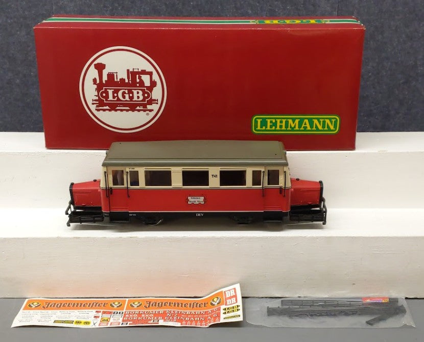 LGB 2066 G Scale Powered Diesel Railbus EX/Box