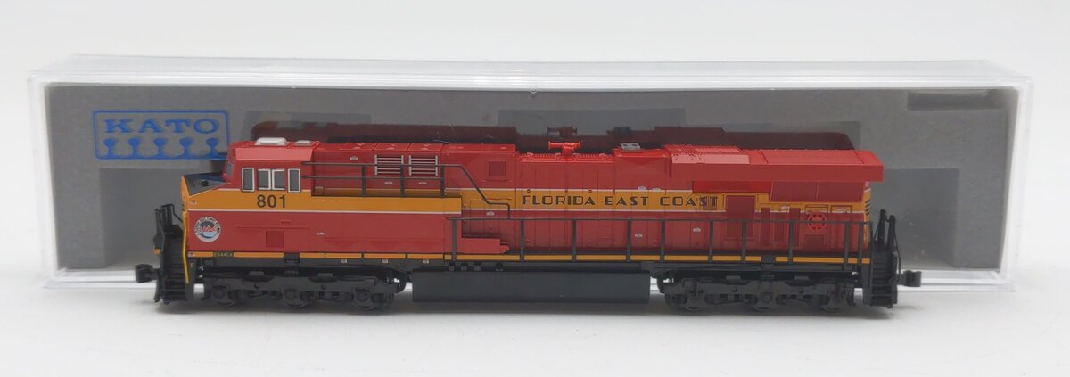 Kato 176-8946 N FEC GE ES44C4 Diesel Locomotive #801