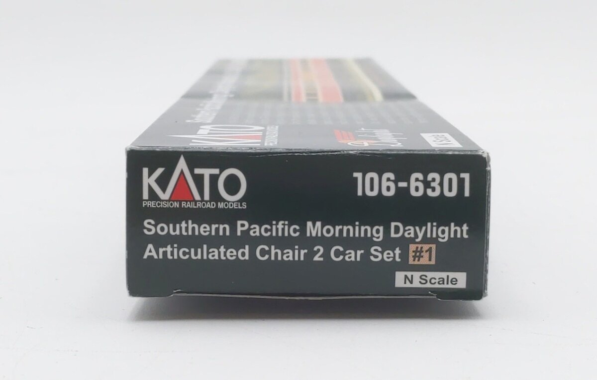 Kato 106-6301 N SP Morning Daylight Articulated Chair Car #1 (Set of 2) EX/Box