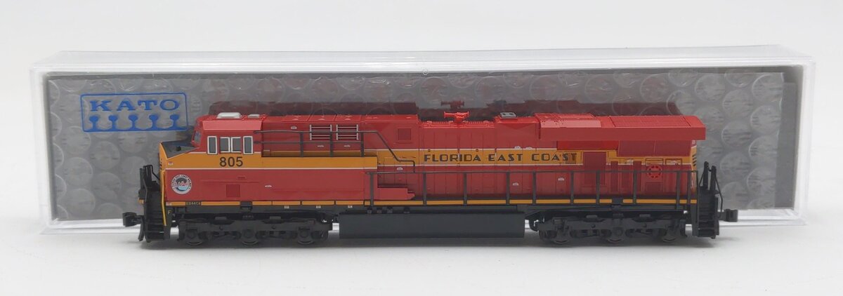 Kato 176-8947 FEC GE ES44C4 Diesel Locomotive #805 LN/Box
