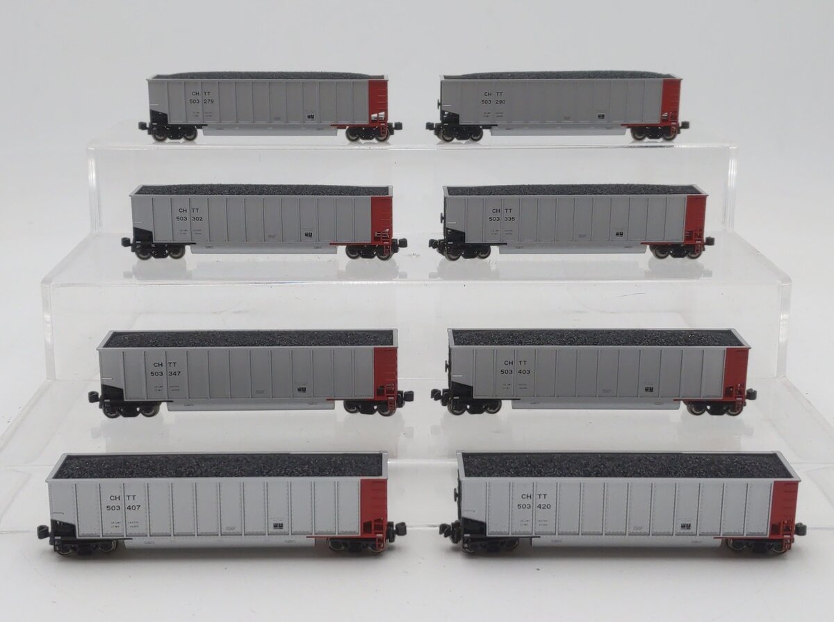Kato 106-4607 N Scale CHTT Bethgon Coalporters (Set of 8) LN/Box