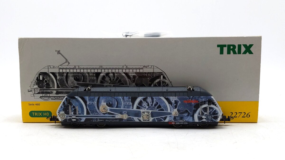 Trix 22726 HO Scale Swiss Federal Railways SBB Series 460 Electric Locomotive EX/Box