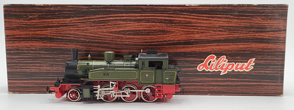 Liliput 9101 HO DC OBB Era II Green 2-6-0 Steam Locomotive EX/Box