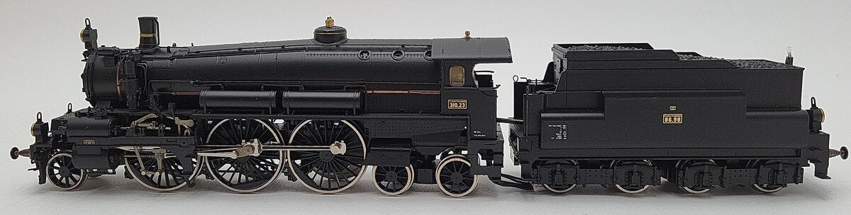 Roco 43330 HO Scale Austrian OBB 2-6-4 Steam Loco. & Tender w/ Display Box EX/Box