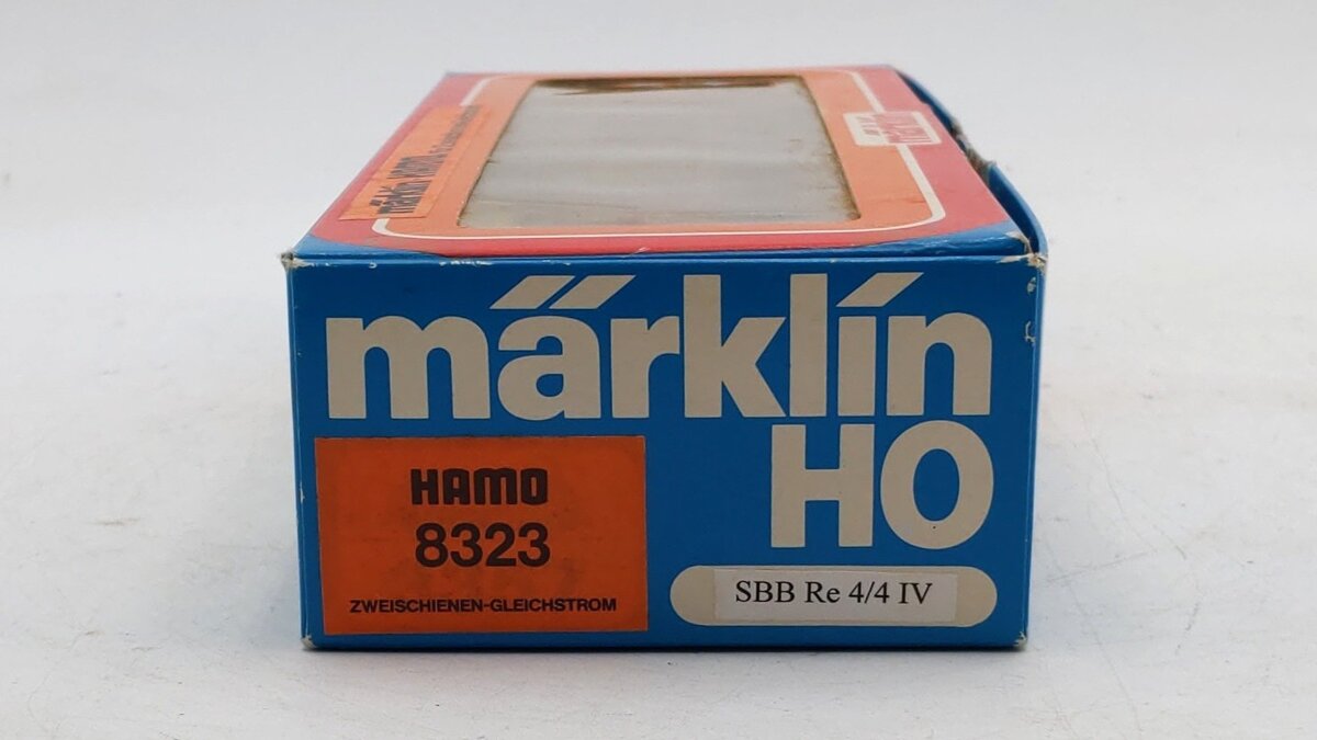 Marklin 8323 HO Scale Swiss Federal Railways Re4/4 IV Electric Locomotive #10102 EX/Box