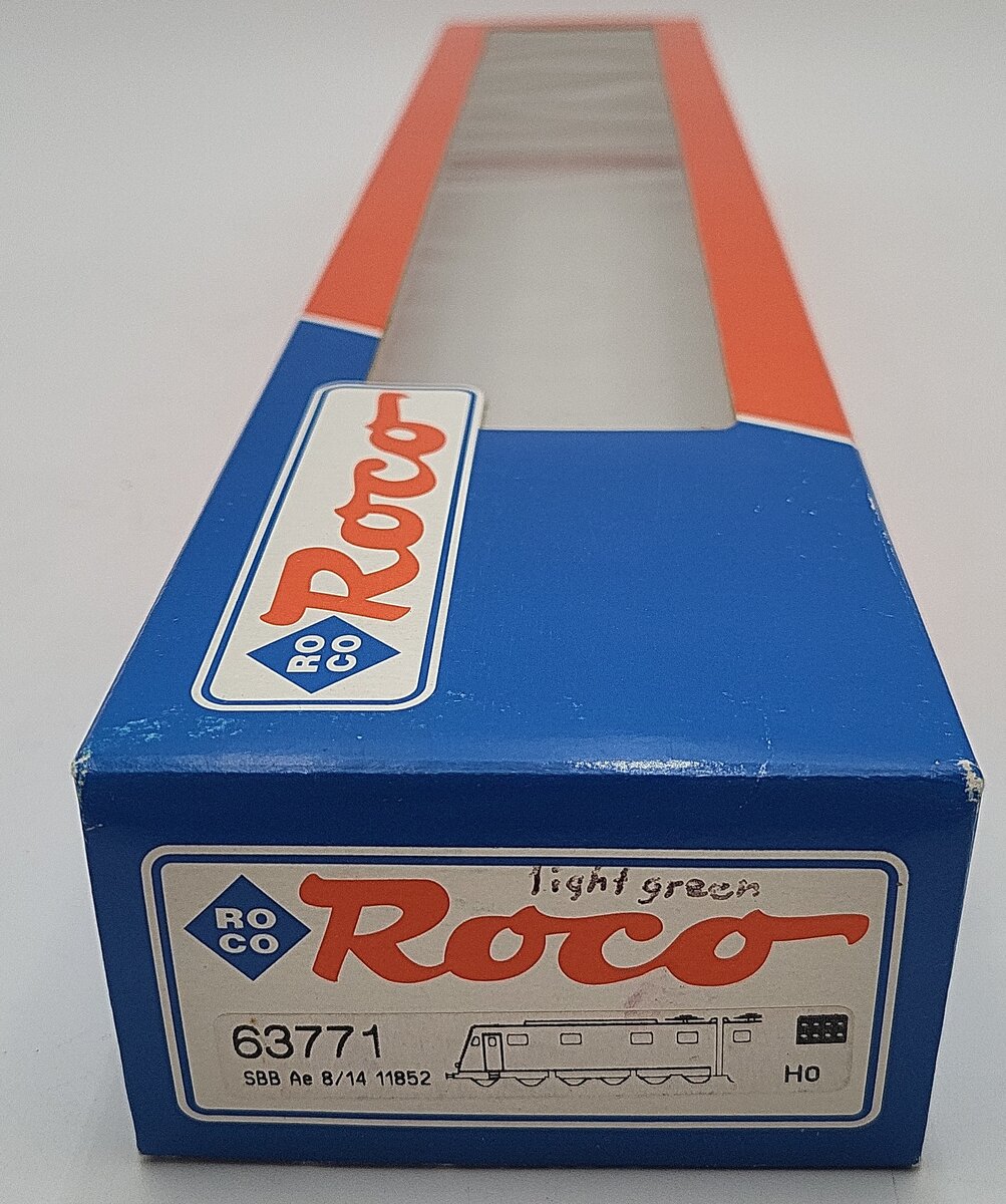 Roco 63771 HO Scale SBB Ae 8/14 Electric Locomotive #11852 EX/Box