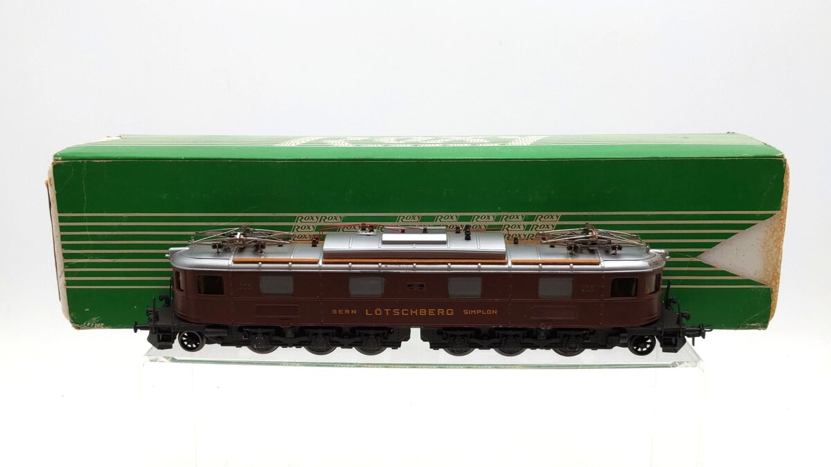 Roxy 000146 HO Scale Bern Lötschberg Simplon Railway BLS Ae 6/8 Locomotive #205 EX/Box