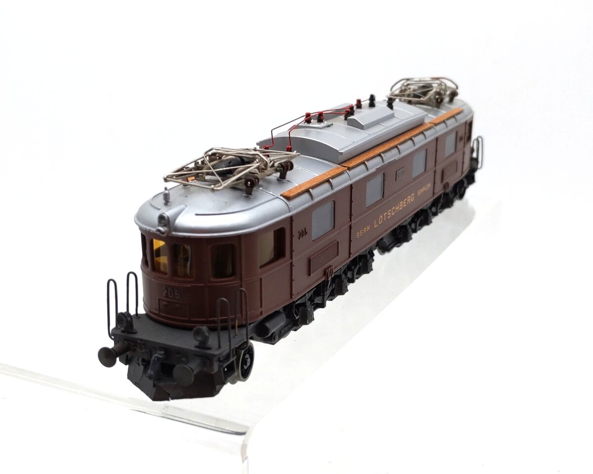 Roxy 000146 HO Scale Bern Lötschberg Simplon Railway BLS Ae 6/8 Locomotive #205 EX/Box