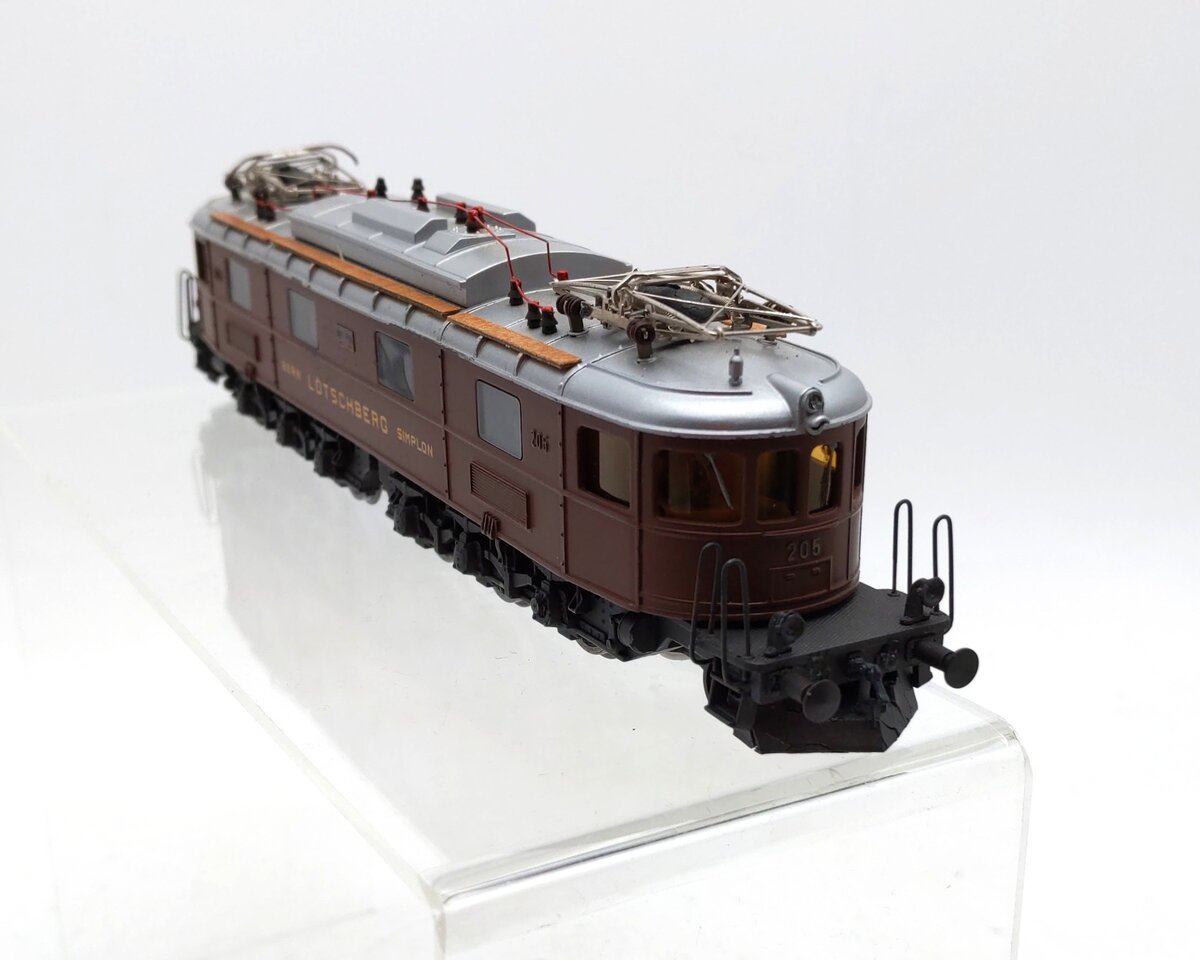 Roxy 000146 HO Scale Bern Lötschberg Simplon Railway BLS Ae 6/8 Locomotive #205 EX/Box