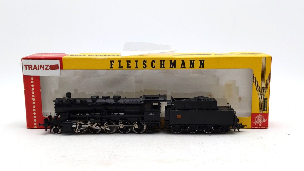 Fleischmann 4178 HO Scale French Railways SNCF 2-10-0 Steam Locomotive & Tender EX/Box
