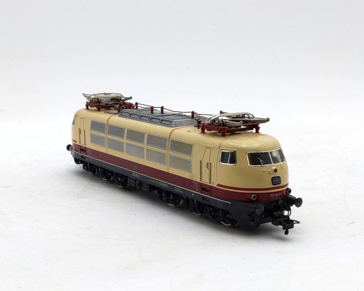 Fleischmann 4375 HO Scale Deutsche Bahn (DB) 103 118-6 Electric Locomotive EX/Box