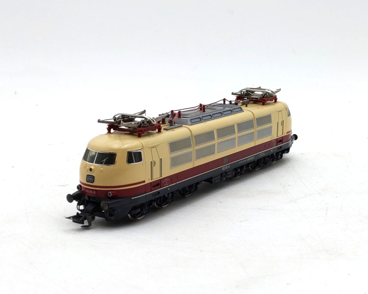 Fleischmann 4375 HO Scale Deutsche Bahn (DB) 103 118-6 Electric Locomotive EX/Box
