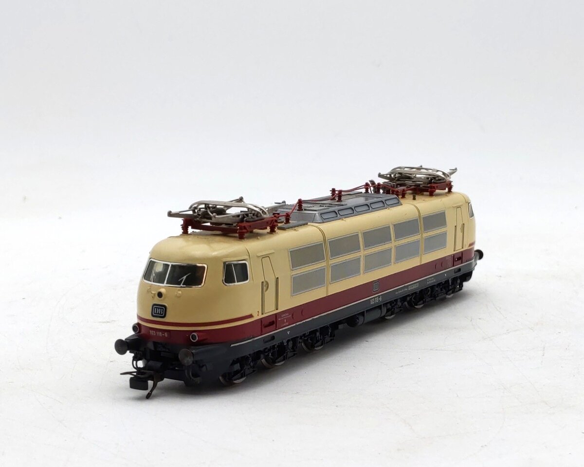 Fleischmann 4375 HO Scale Deutsche Bahn (DB) 103 118-6 Electric Locomotive EX/Box