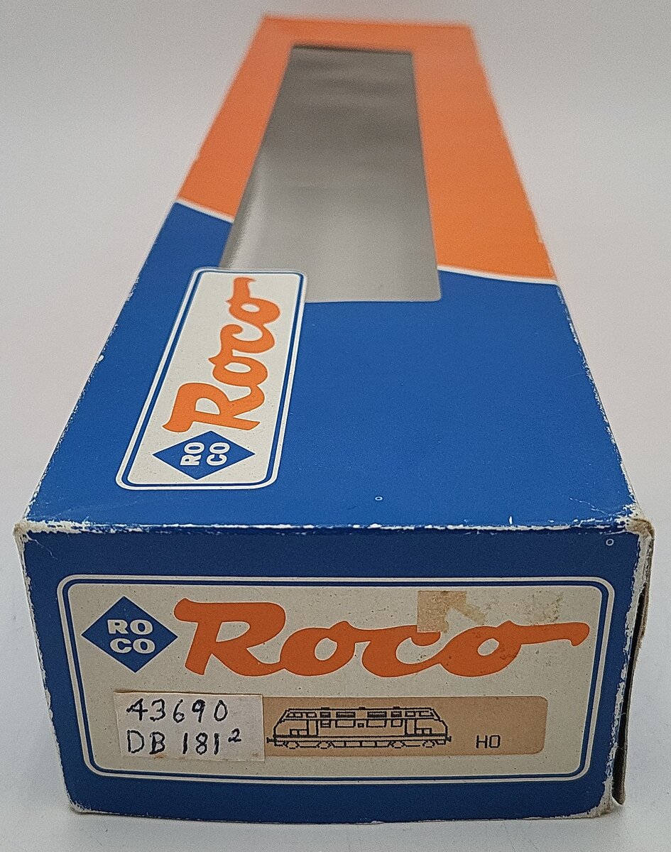 Roco 43690 HO Scale DB Electric Locomotive #181 209-8 EX/Box