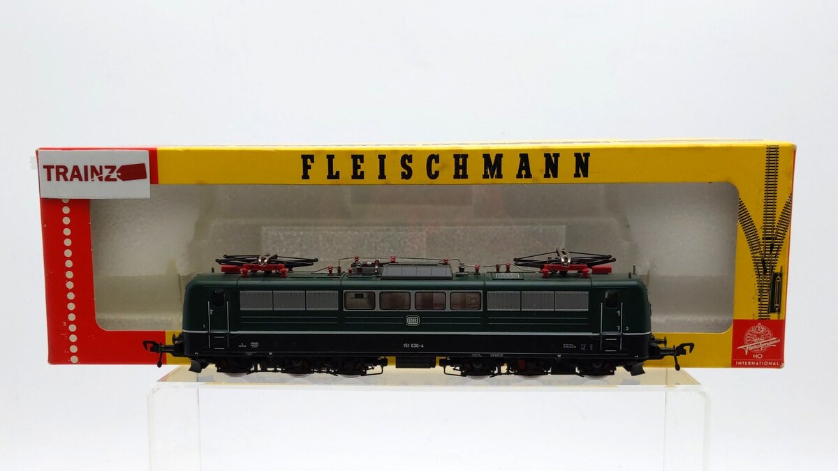 Fleischmann 4380 HO Scale Deutsche Bundesbahn Class 151 Electric Locomotive EX/Box
